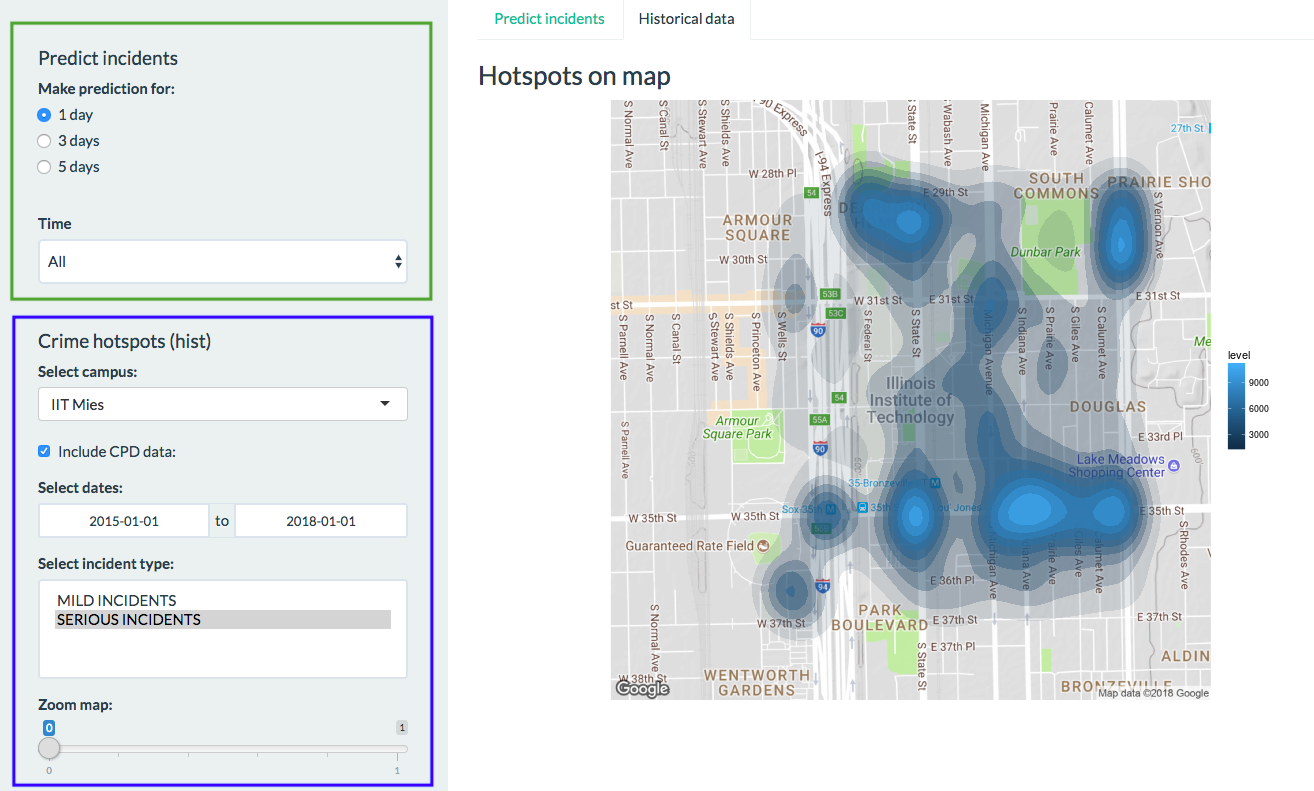 crime hotspots historical